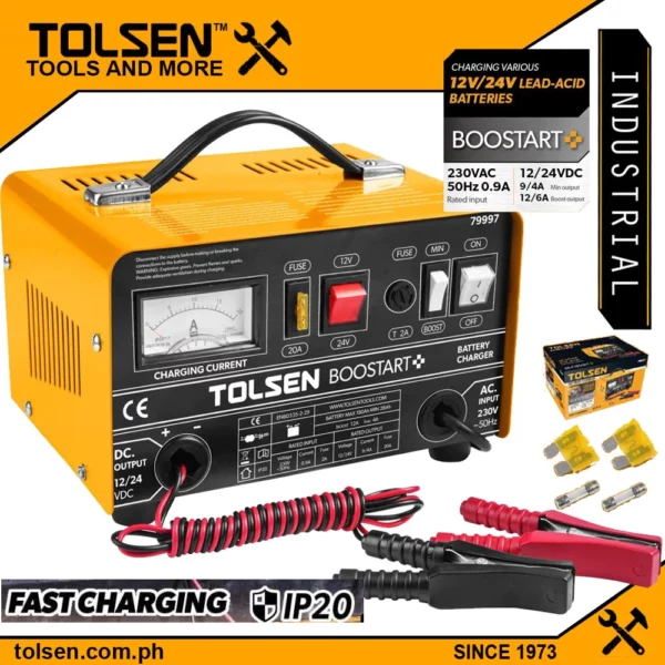 Punjač akumulatora BooStart Tolsen 12/24V