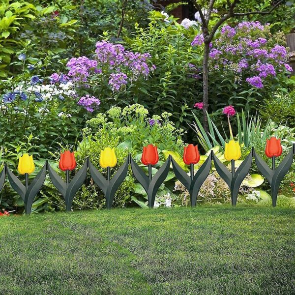 Ograda PVC tulipan 60x30 cm