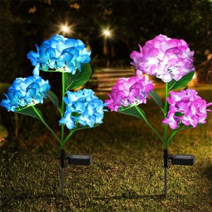 3-Head-Hydrangea-Ground-Plug-Solar-Light-Garden-Courtyard-Lawn-Outdoor-Artificial-Flower-LED-Decorative-Lights