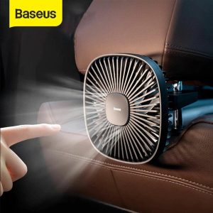Baseus-Magnetic-Car-Air-Cooling-Fan-360-Rotation-Back-Seat-Cooler-Fan-With-1000mAh-Battery